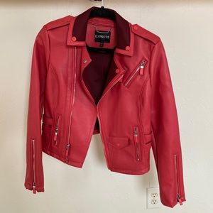 Express leather jacket